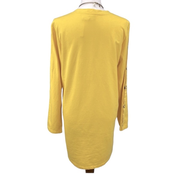 ASOS Snap Long Sleeves Knit Shift Dress - Picture 4 of 7